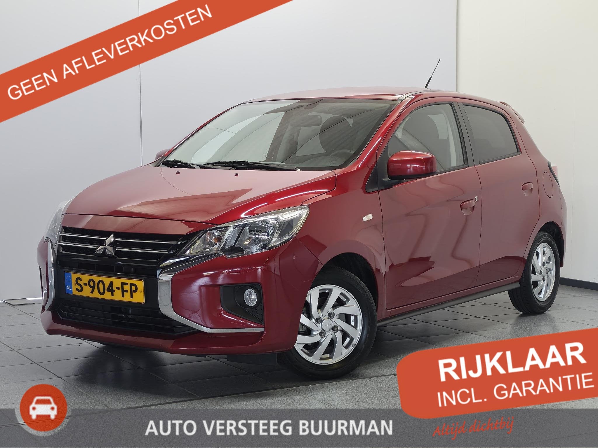 Mitsubishi Space Star 1.2 Dynamic Achteruitrijcamera, DAB Ra, Voorwielaandrijving, 12 maanden, Stof, Gebruikt