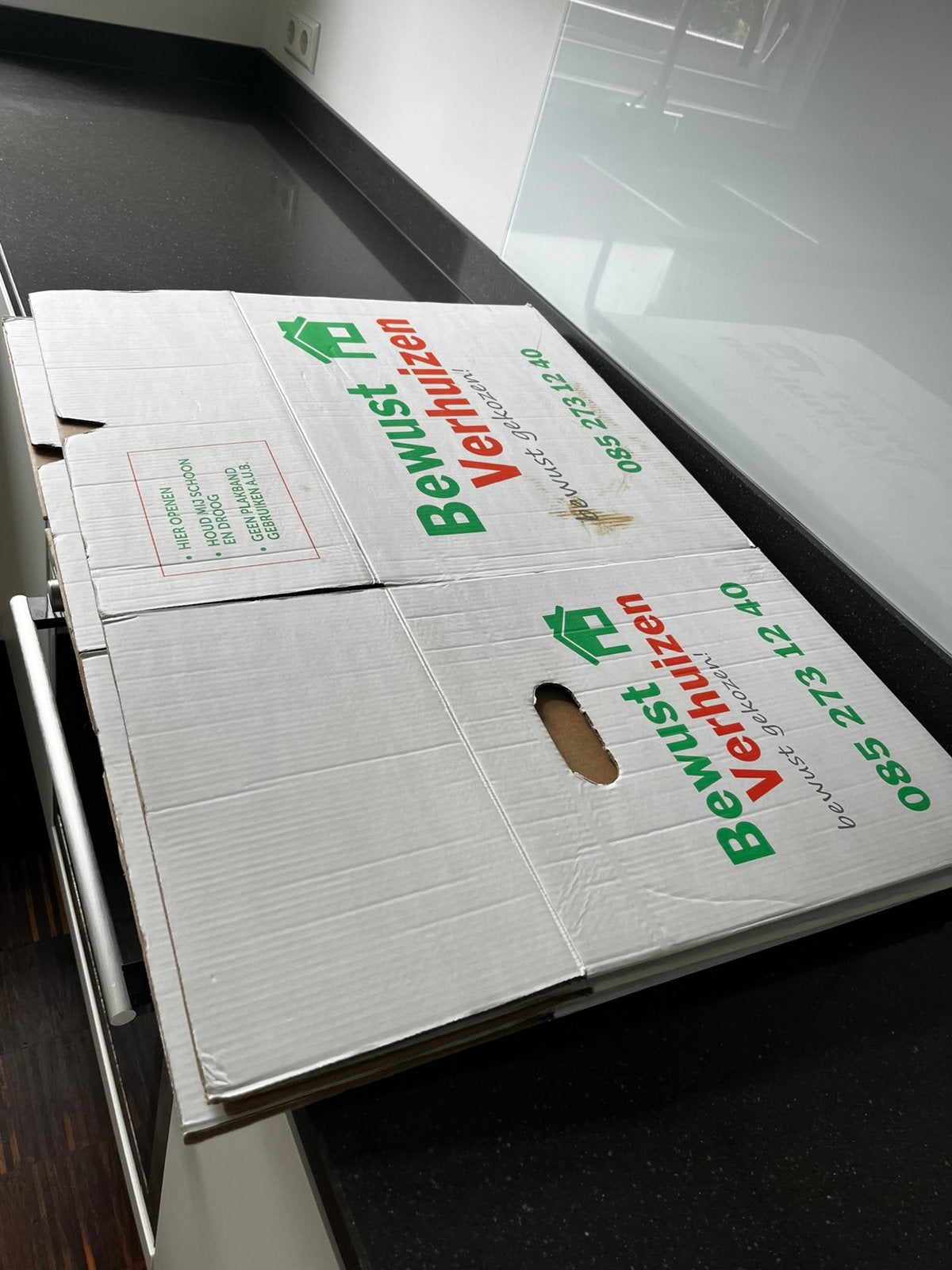 Verhuisdozen, Doe-het-zelf en Verbouw, Kratten en Dozen, Ophalen, Doos, 50 tot 75 cm, Zo goed als nieuw