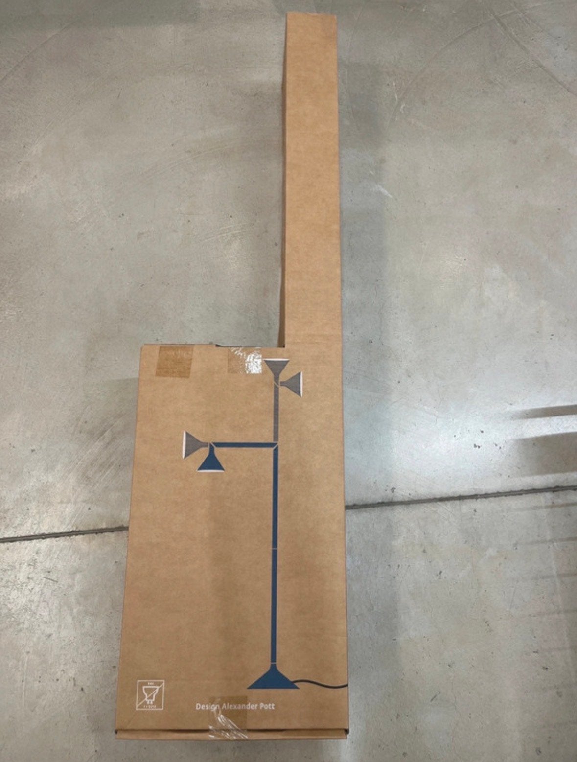 IKEA PS 2026 Vloerlamp Blauw, Ophalen, Nieuw, Metaal, 150 tot 200 cm