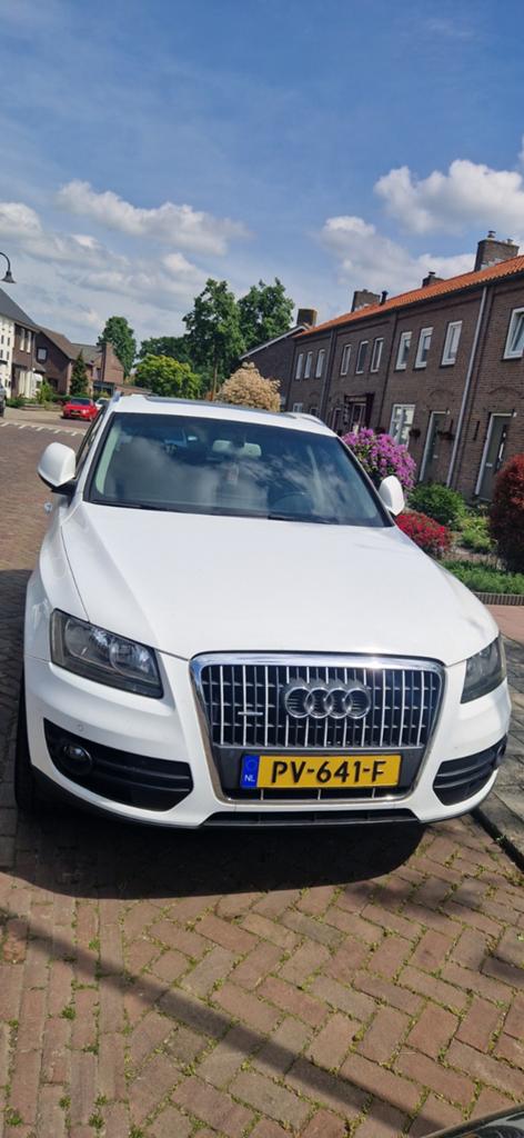 Audi Q5 2.0 Tfsi Quattro S-tronic 2009 Wit, Auto's, Audi, Particulier, Q5, Achteruitrijcamera, Benzine, C, SUV of Terreinwagen