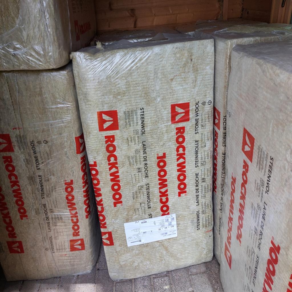8 pakken Rockwool steenwol isolatie 13cm dik, Dakisolatie, 12 cm of meer, Nieuw, Steenwol