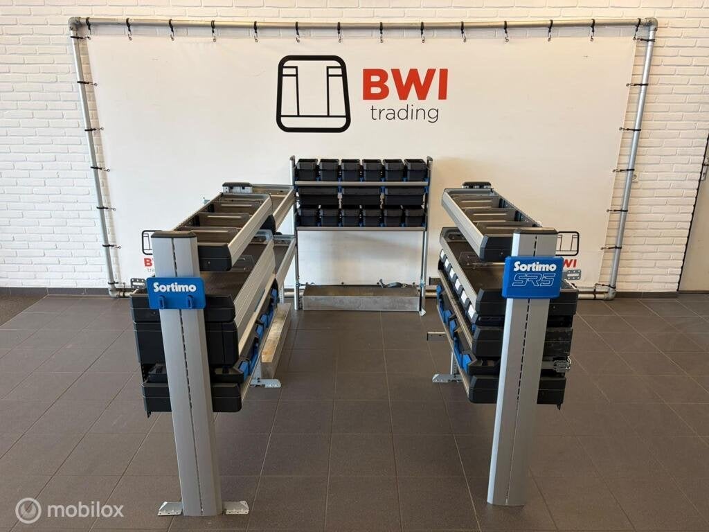 Sortimo SR5 bedrijfswageninrichting set van drie nette staat, Ophalen of Verzenden