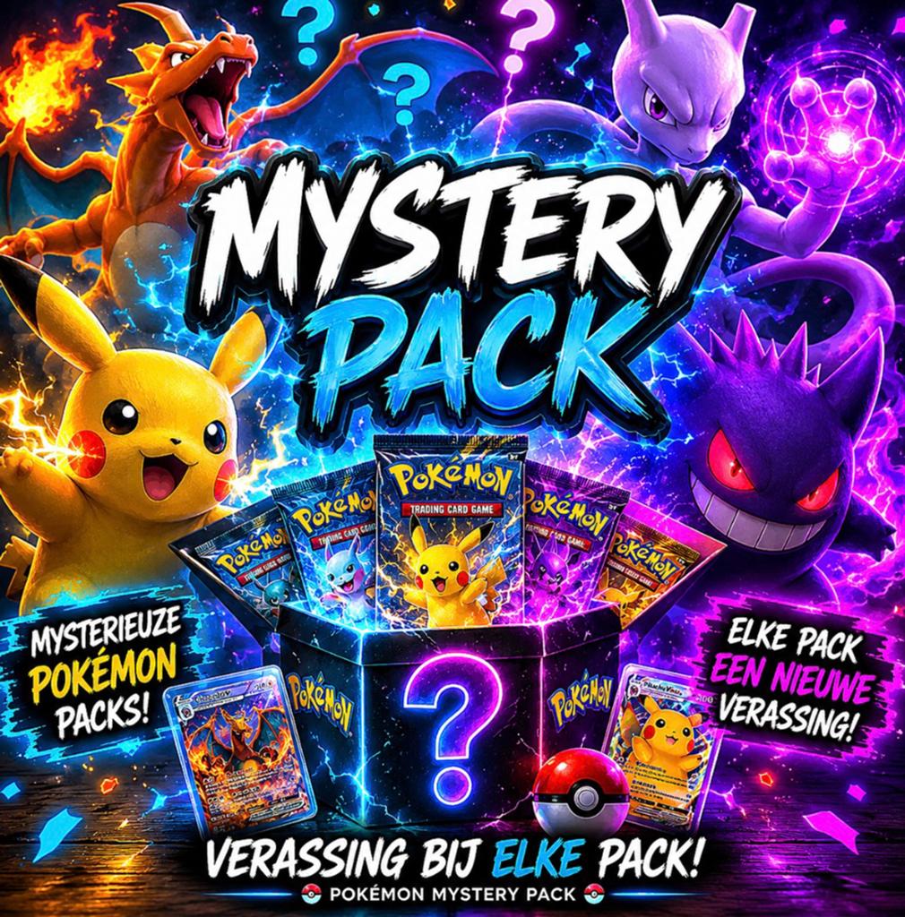 Pokémon Mystery Packs!  Gegarandeerde HIT per pakje!, Ophalen of Verzenden, Zo goed als nieuw