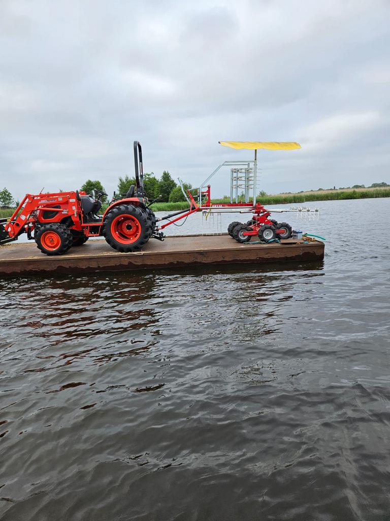 Ponton 12,5 x 2,8 meter, Doe-het-zelf en Verbouw, Gereedschap | Overige machines, Gebruikt, Ophalen of Verzenden
