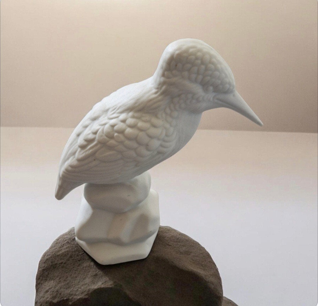 bescuit beeldje antiek ijsvogel beeld Goebel, Antiek en Kunst, Ophalen of Verzenden
