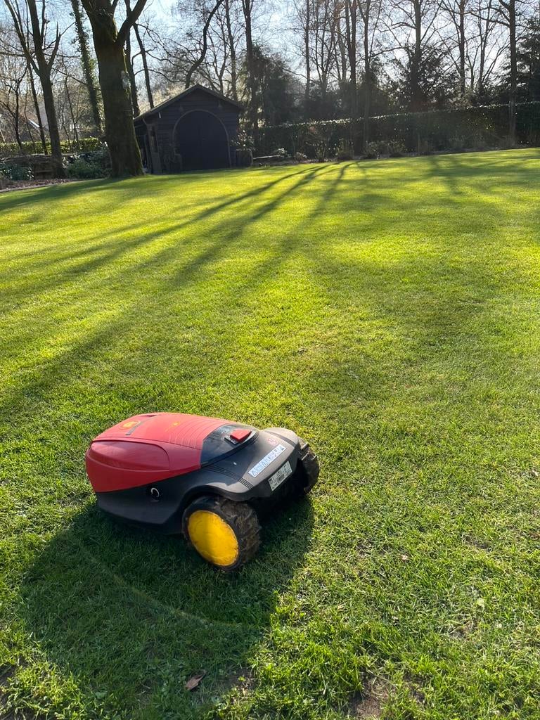 Robotmaaier wolfgarten 1-1000 m2 fabrieksgarantie, Tuin en Terras, Ophalen of Verzenden, Zo goed als nieuw