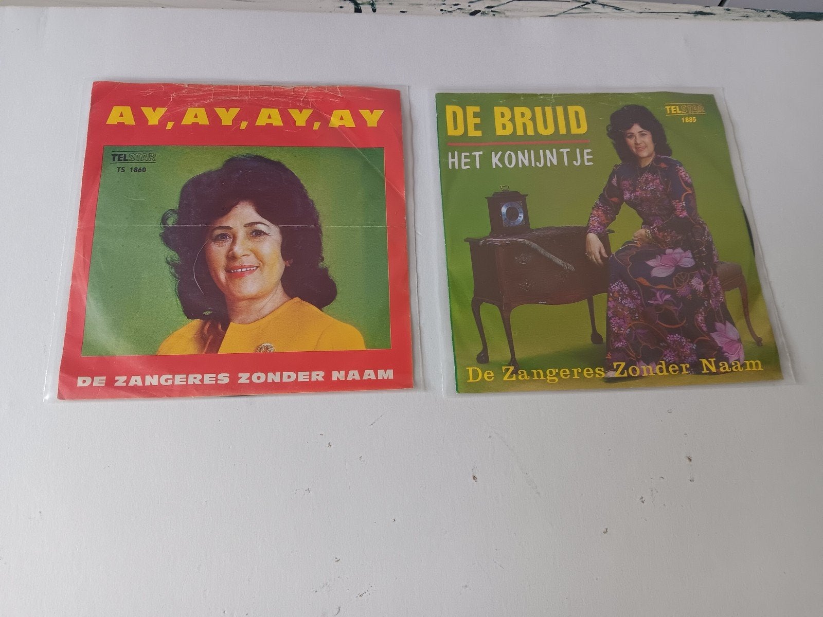 telstar singles z.z.n 1800 serie, Ophalen of Verzenden, Gebruikt, Overige formaten, Levenslied of Smartlap