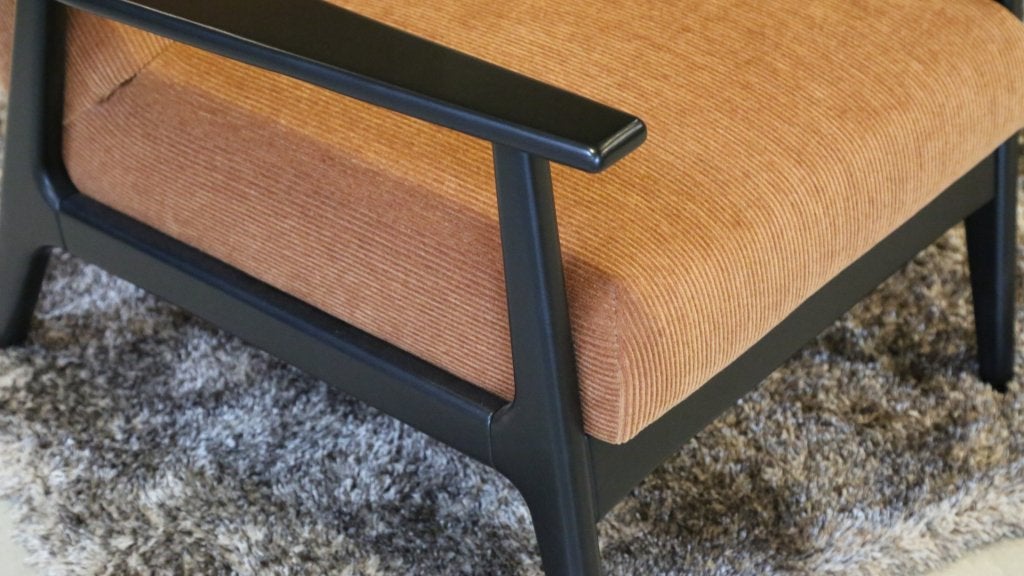 Fauteuil Jontia - Orange - IN.HOUSE, Huis en Inrichting, Niet ingevuld, Niet ingevuld, Niet ingevuld