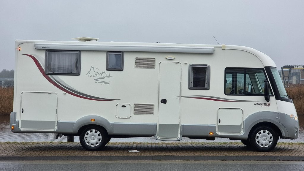 Rapido M 891 - Mercedes - Automaat - Queensbed, Automaat, Luifel, Ringverwarming, 7 tot 8 meter