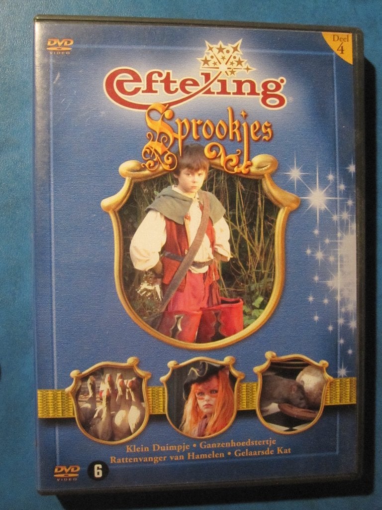 Efteling sprookjes deel 4, Verzamelbox, Zo goed als nieuw, Vanaf 6 jaar, Sprookjes