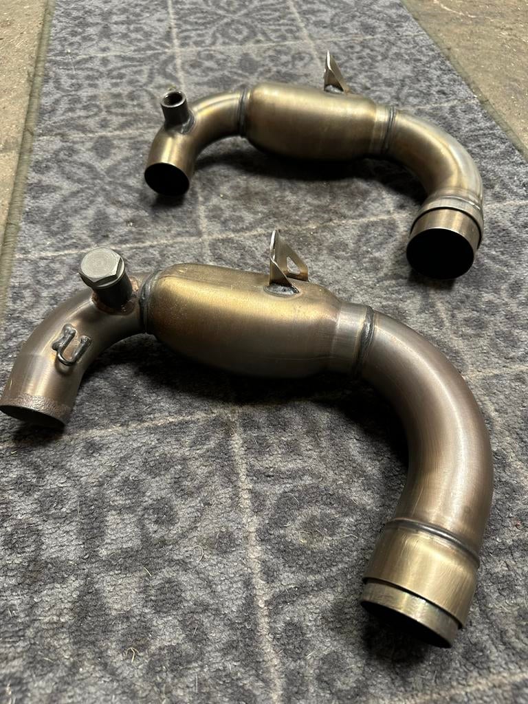 HGS Uitlaatbocht RVS met Lambdasonde Yamaha YZ250F, Motoren, Ophalen of Verzenden, Gebruikt