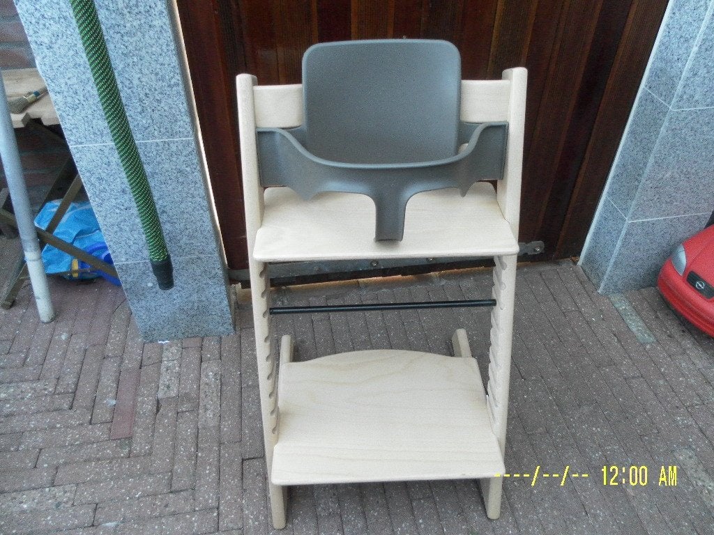 stokke tripp trapp stoel met babyset zgan, Ophalen, Gebruikt, Meegroeistoel, Stoelverkleiner