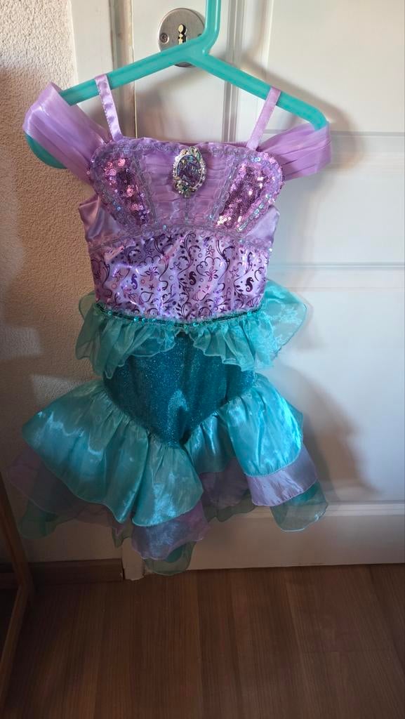 Disney verkleedjurk Ariel 3 jaar, Ophalen of Verzenden, Zo goed als nieuw, 104 of kleiner, Jongen of Meisje