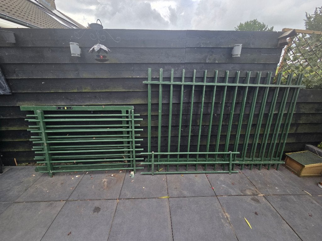 Tuinhek, Tuin en Terras, Ophalen, Met poort, Gebruikt, Tuinhek