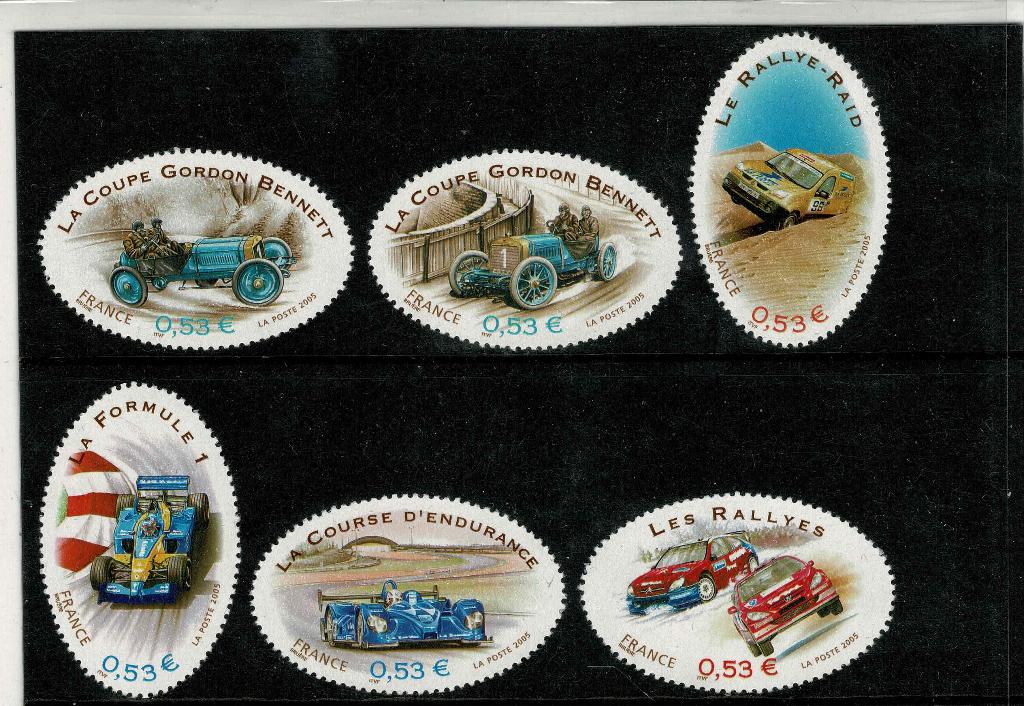 Frankrijk Coupe Gordon Bennet auto racen postfris, Postzegels en Munten, Verzenden