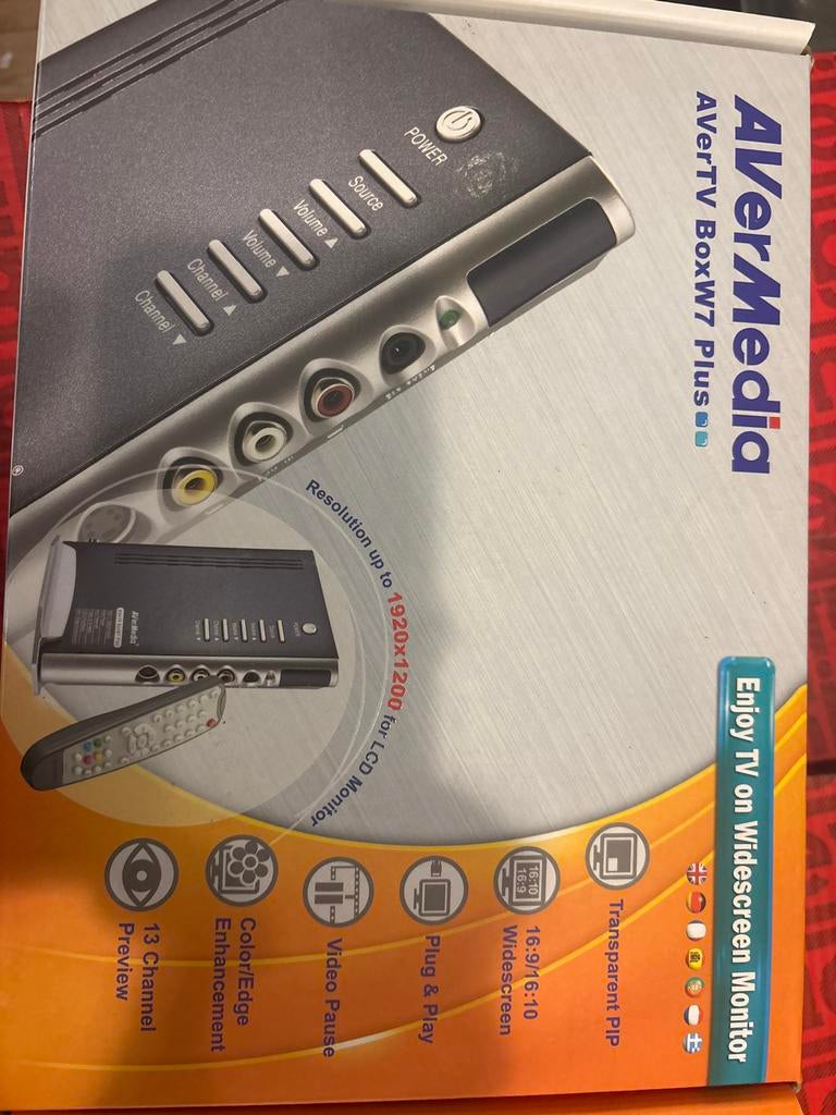 AVerMedia AVerTV BoxW7 Plus Externe TV Tuner, Audio, Tv en Foto, Ophalen of Verzenden, Zo goed als nieuw, Overige merken