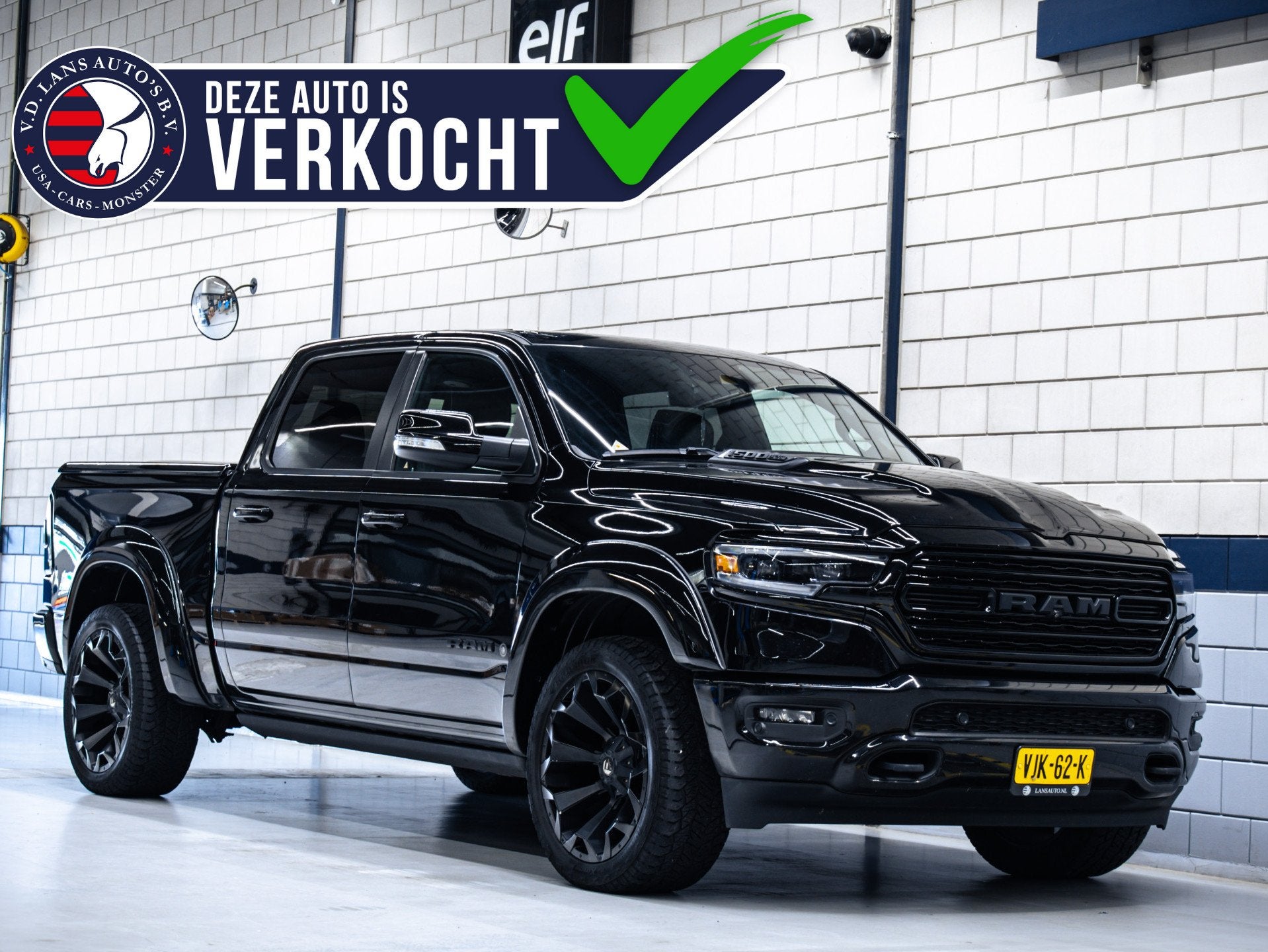 Dodge Ram 1500 5.7 V8 4x4 Crew Cab Limited Night | Widebody|, Auto's, Automaat, Gebruikt, 5654 cc, Adaptive Cruise Control