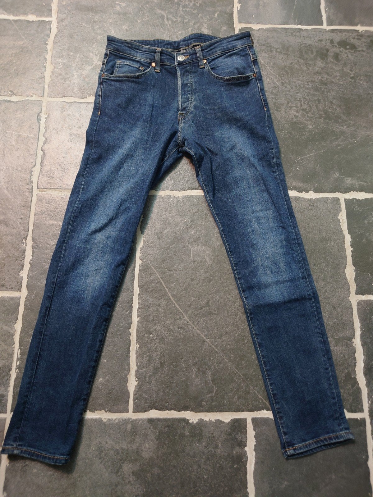 &Denim (H&M) Jeans, Skinny Low Waist, W31 L30, zgan! Rob3130, &Denim, Blauw, W32 (confectie 46) of kleiner, Ophalen of Verzenden
