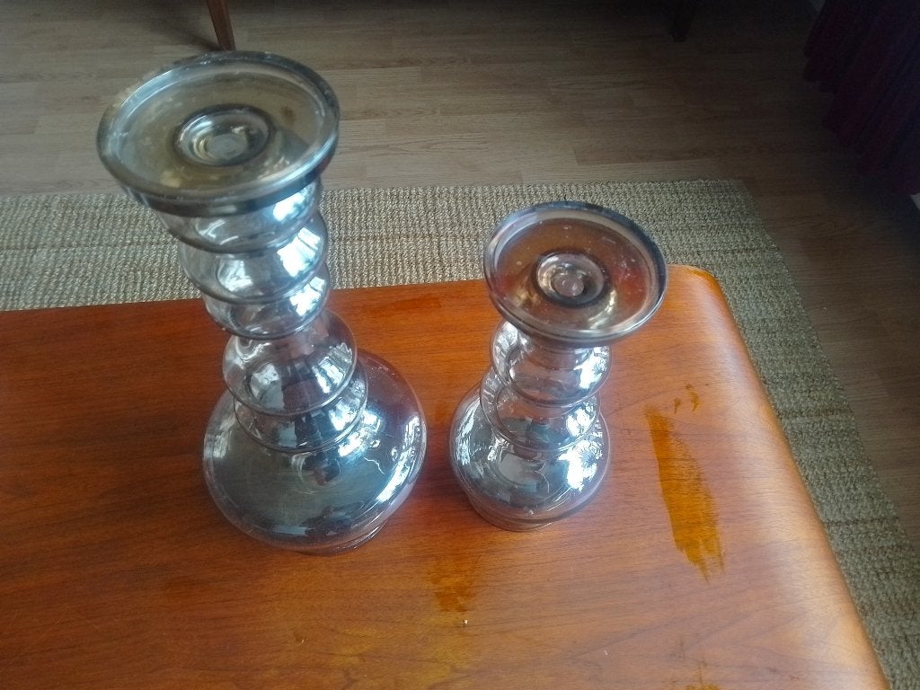 kandelaar handgemaakt, Ophalen of Verzenden, Glas