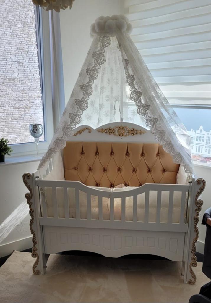 Ledikant 120x60 inclusief matras co sleeper wieg, Kinderen en Baby's, Babywiegjes en Ledikanten, Ophalen, Ledikant
