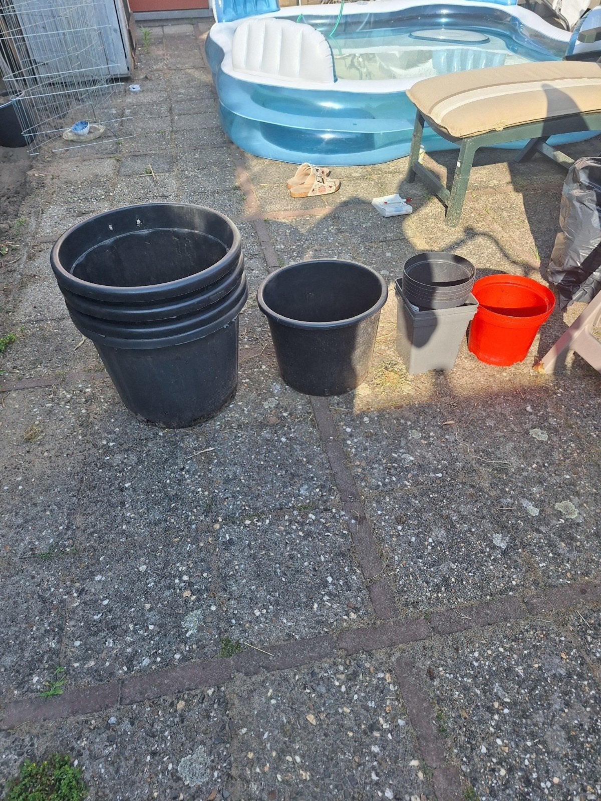 Gratis kweekbakken/potten/bloempotten, Tuin en Terras, Bloembakken en Plantenbakken, Ophalen, Rond, Kunststof, Minder dan 30 cm