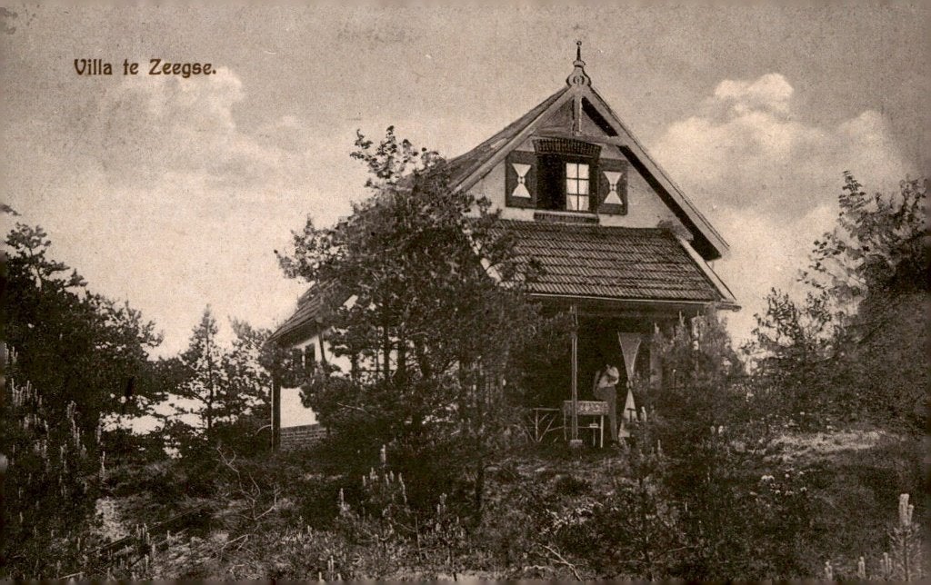 Zeegse Villa # 599, Verzamelen, Ophalen of Verzenden, 1920 tot 1940, Gelopen, Drenthe