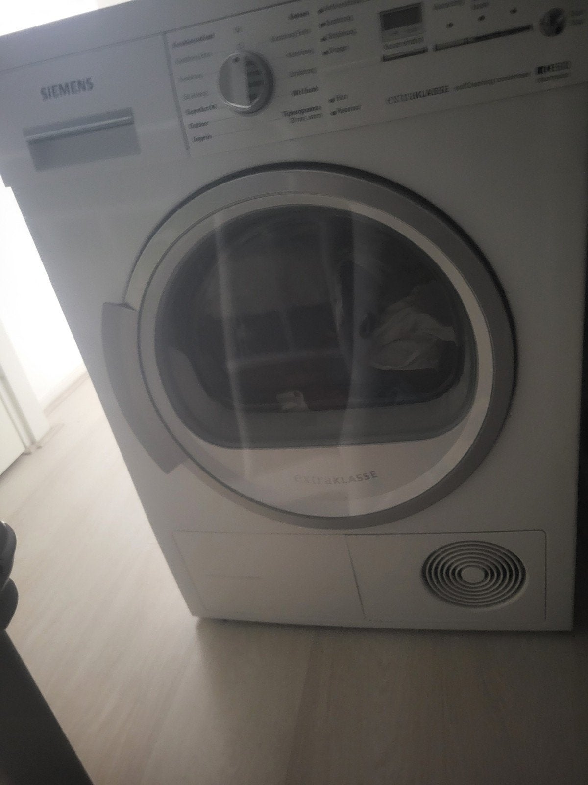 Goed werkende Siemens iQ500 condensdroger, 6 tot 8 kg, Gebruikt, Ophalen of Verzenden, 85 tot 90 cm