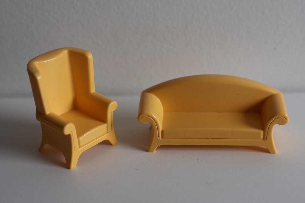 Playmobil, bank en fauteuil, Ophalen of Verzenden