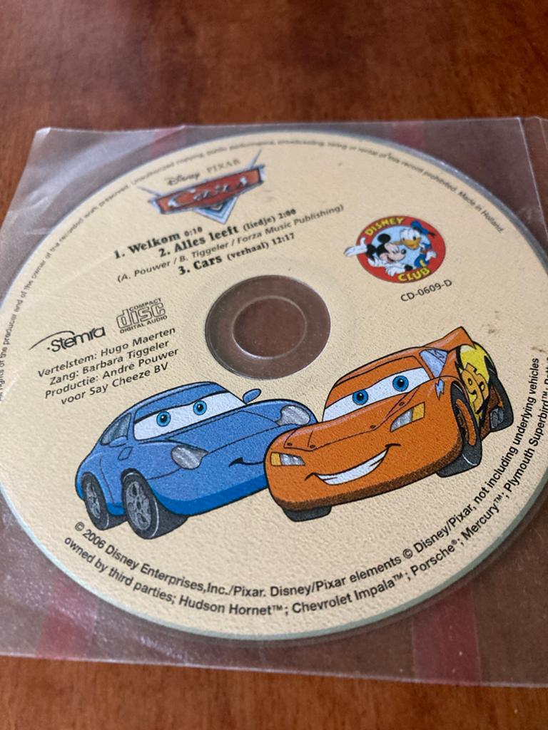 Disney Pixar Cars CD - Verhaal en Liedjes, Ophalen of Verzenden, Gebruikt, Verhaal of Sprookje, 3 tot 5 jaar