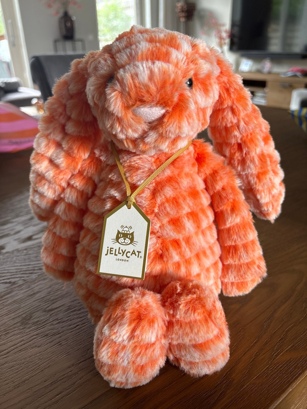 Jellycat Fizzleskip Bunny, Oranje, Jellycat, Overige karakters, Ophalen of Verzenden