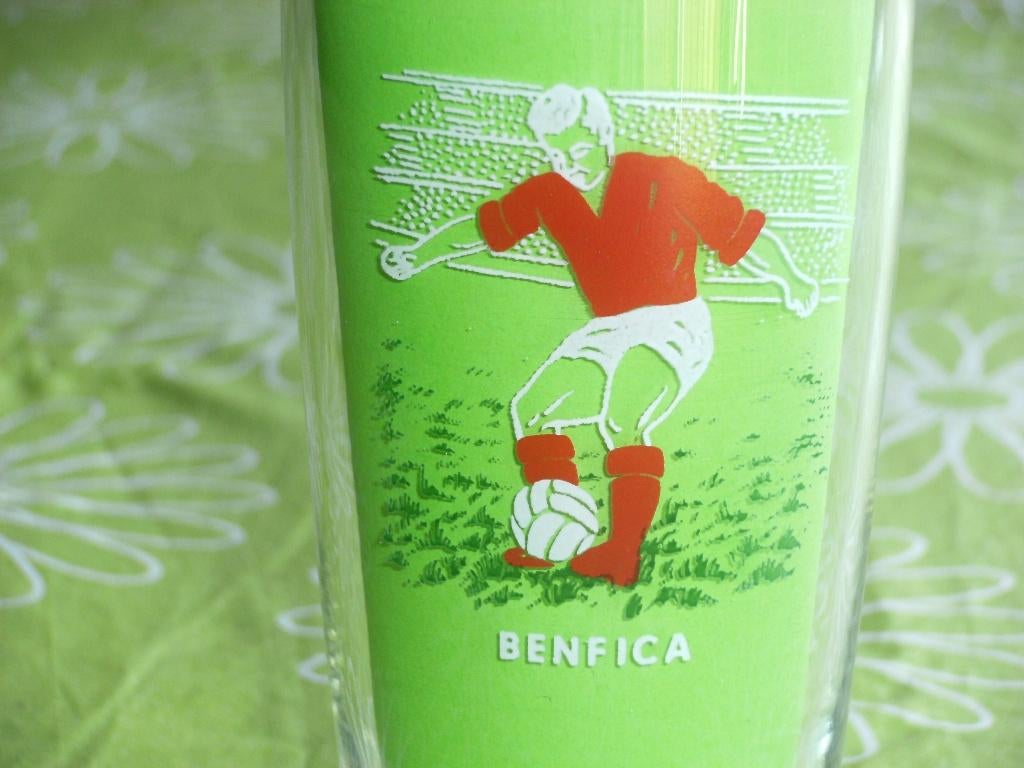 Vintage Benfica glas, Ophalen of Verzenden, Zo goed als nieuw, Buitenlandse clubs, Overige typen