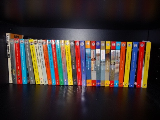 collectie van 29 alle auto's kies uw auto Knac autojaarboek, Ophalen of Verzenden, Zo goed als nieuw, Algemeen