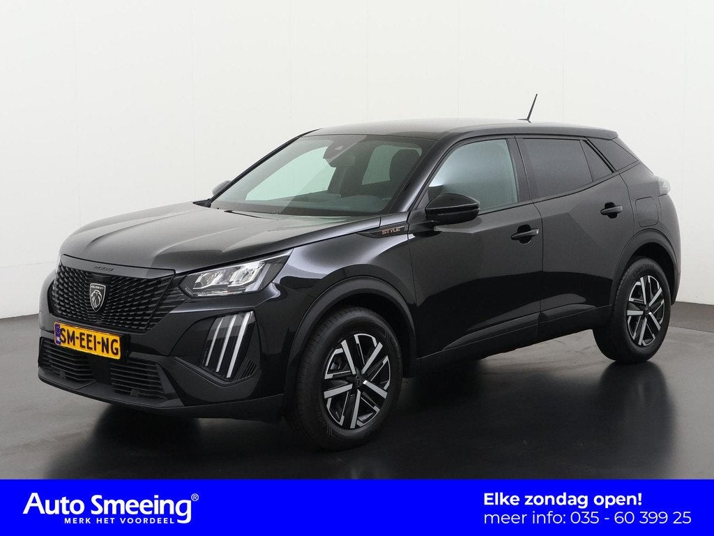 Peugeot 2008 1.2 Hybrid 145 Style | Apple Carplay | Parkeers, Stof, Gebruikt, Euro 6, 1199 cc