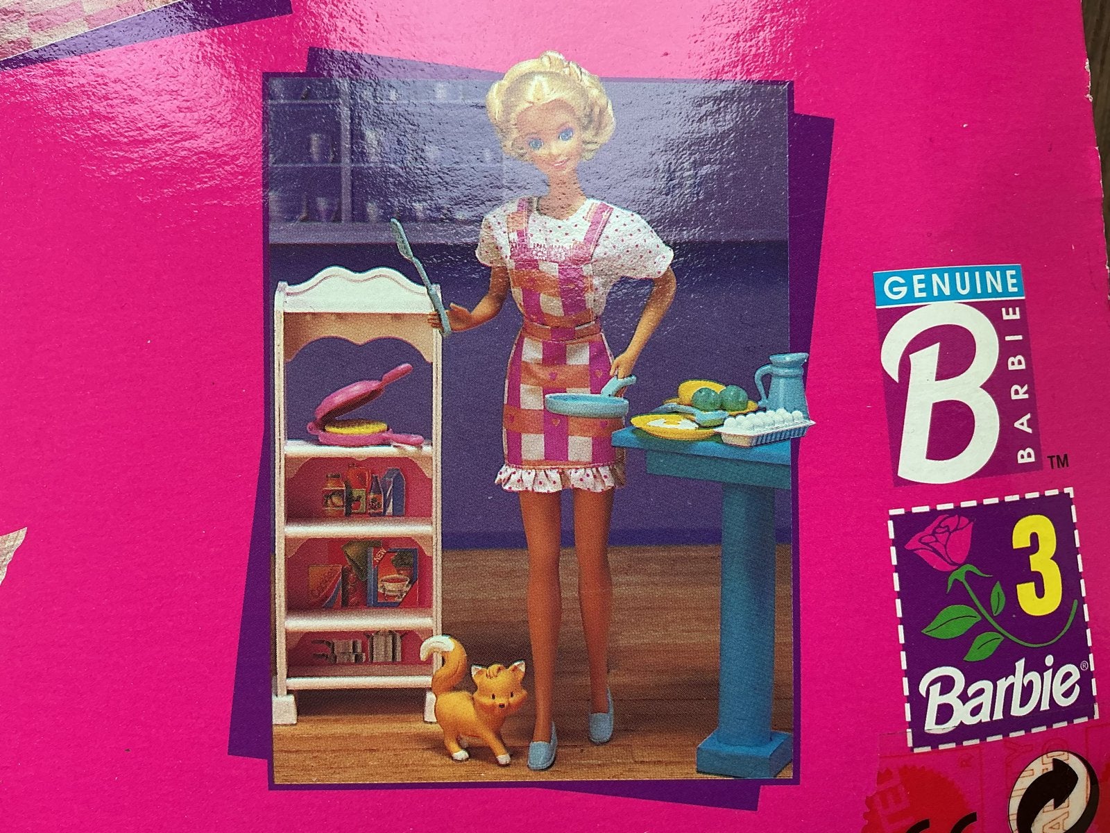 Vintage Barbie So Much To Do! Makin' Breakfast Playset 1995, Ophalen of Verzenden, Gebruikt, Barbie