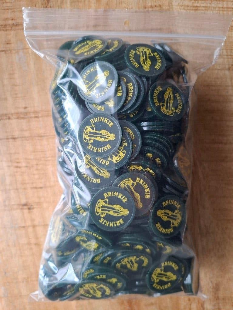 500 losse consumptiemunten, Consumptie munten, Ophalen of Verzenden, Gebruikt