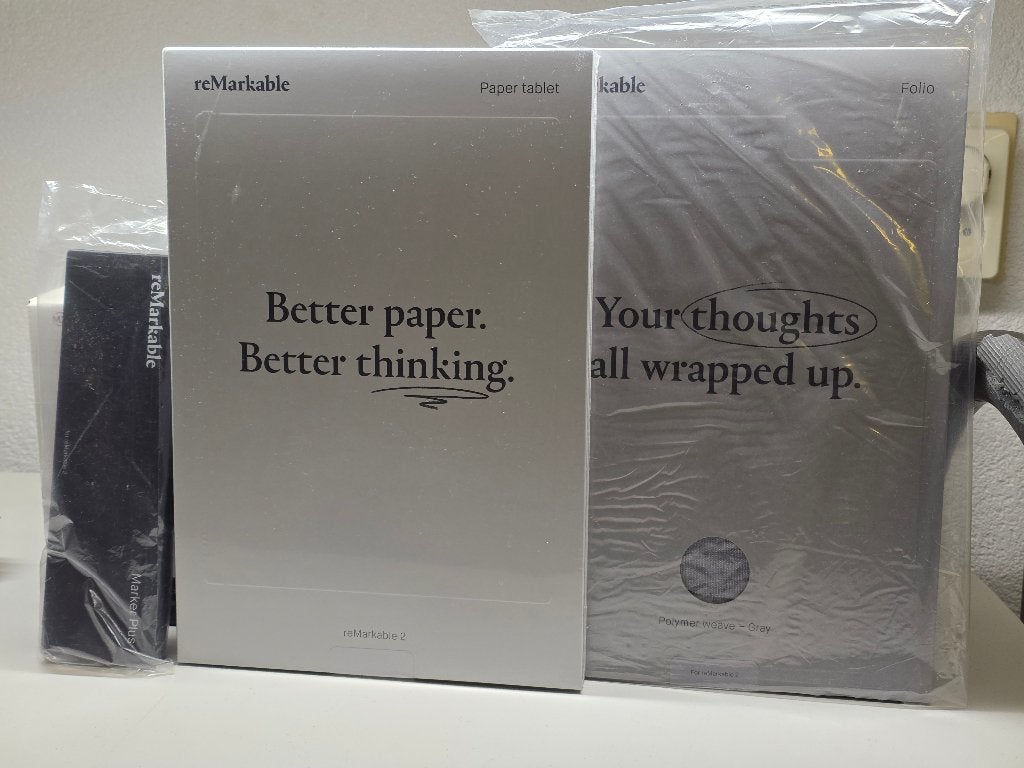 Remarkable 2 Paper Tablet + Folio + Stylus - Nieuw in doos, Computers en Software, E-readers, Nieuw, 10 inch of meer, 8 GB, Ophalen