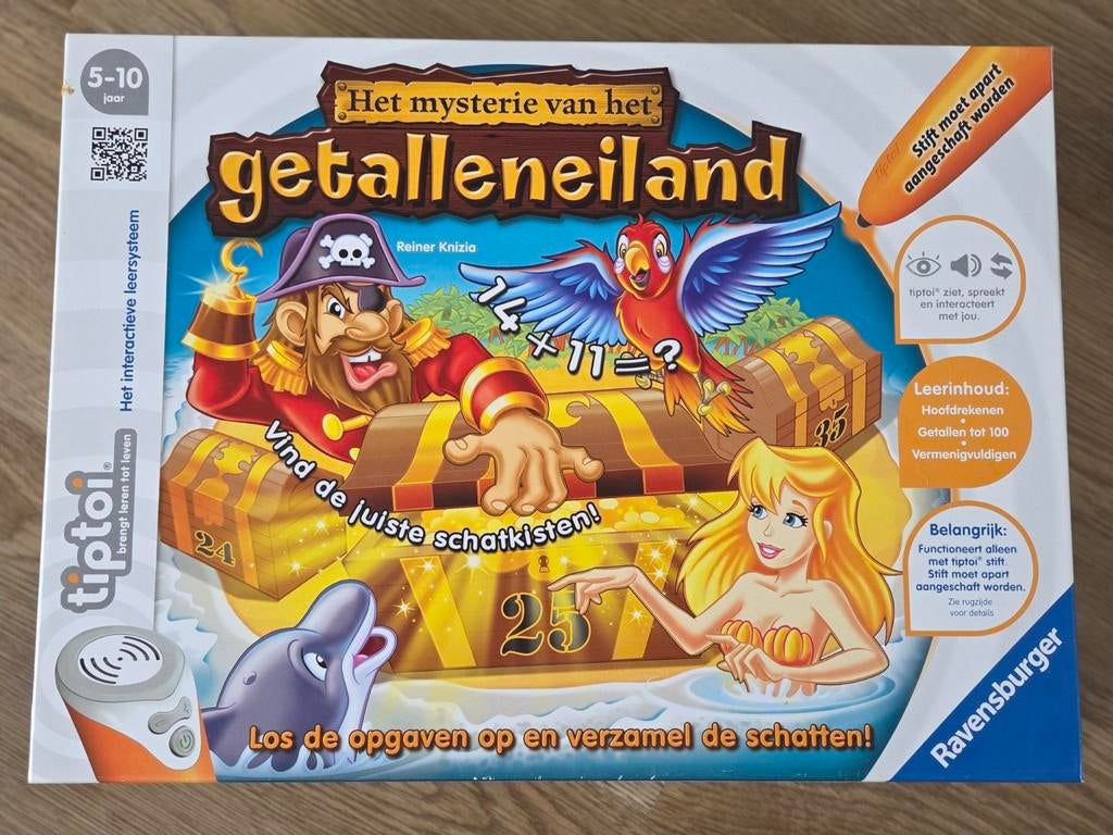 Tiptoi Het Mysterie van het Getalleneiland - Ravensburger, Verzenden, Zo goed als nieuw, Rekenen, Met geluid