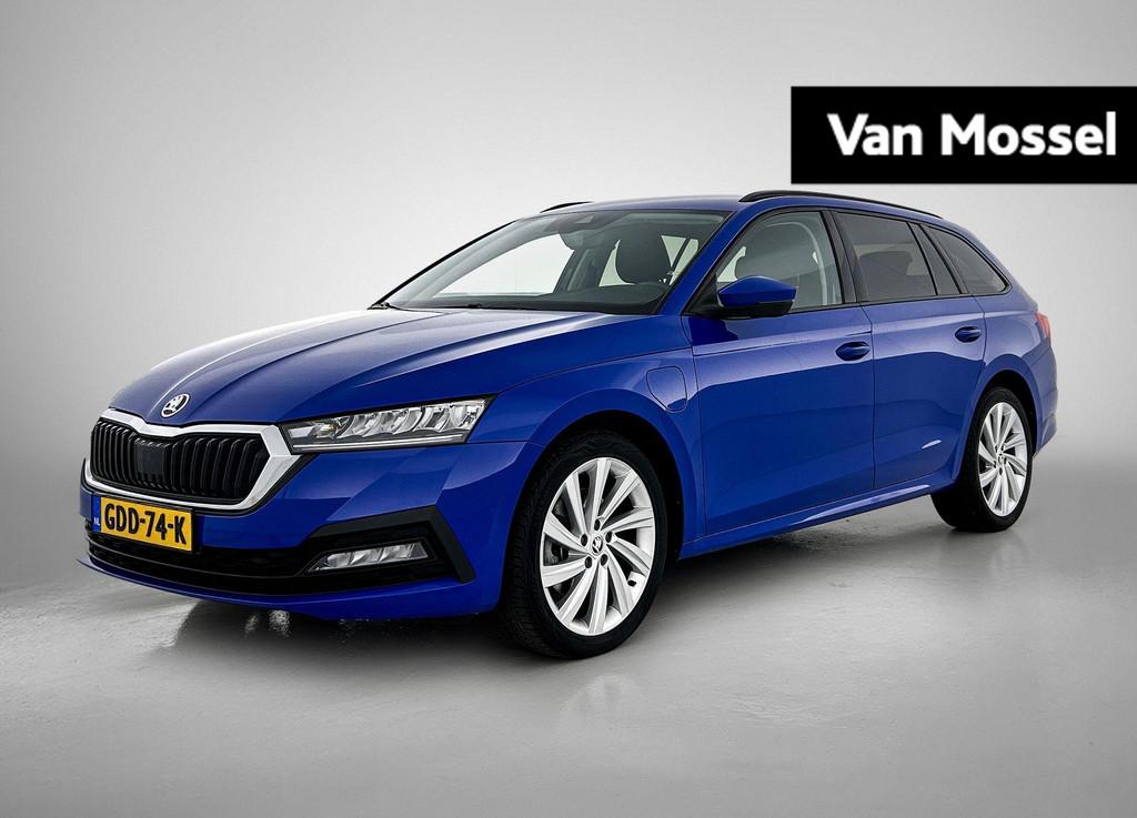 Skoda Octavia Combi 1.4 TSI iV PHEV Business Edition | CLIMA, Auto's, Skoda, 12 maanden, Stof, Gebruikt, Blauw