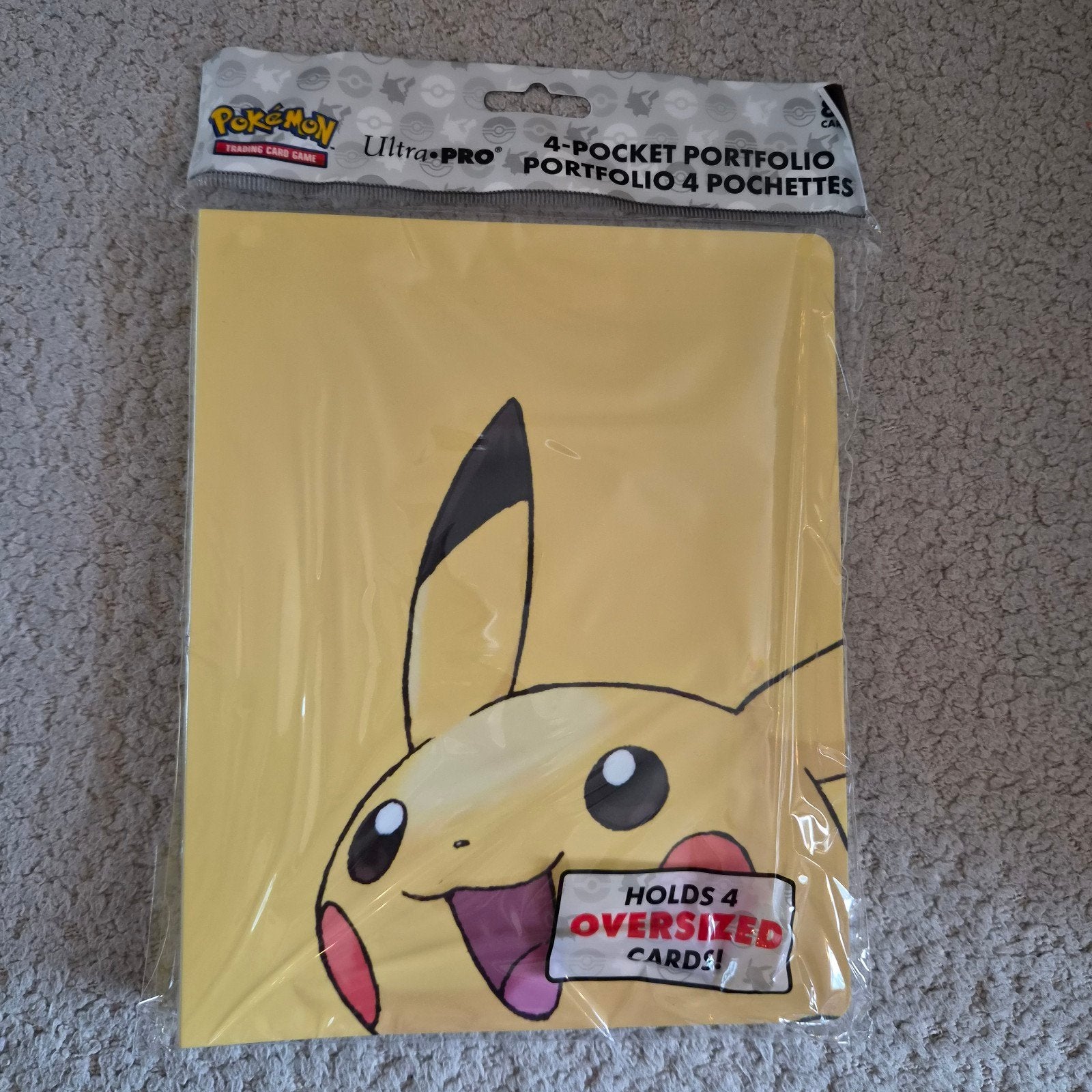 Pokémon Ultra Pro Pikachu 4-Pocket Portfolio Map, Ophalen of Verzenden, Nieuw, Sleeves of Kaarthoesjes
