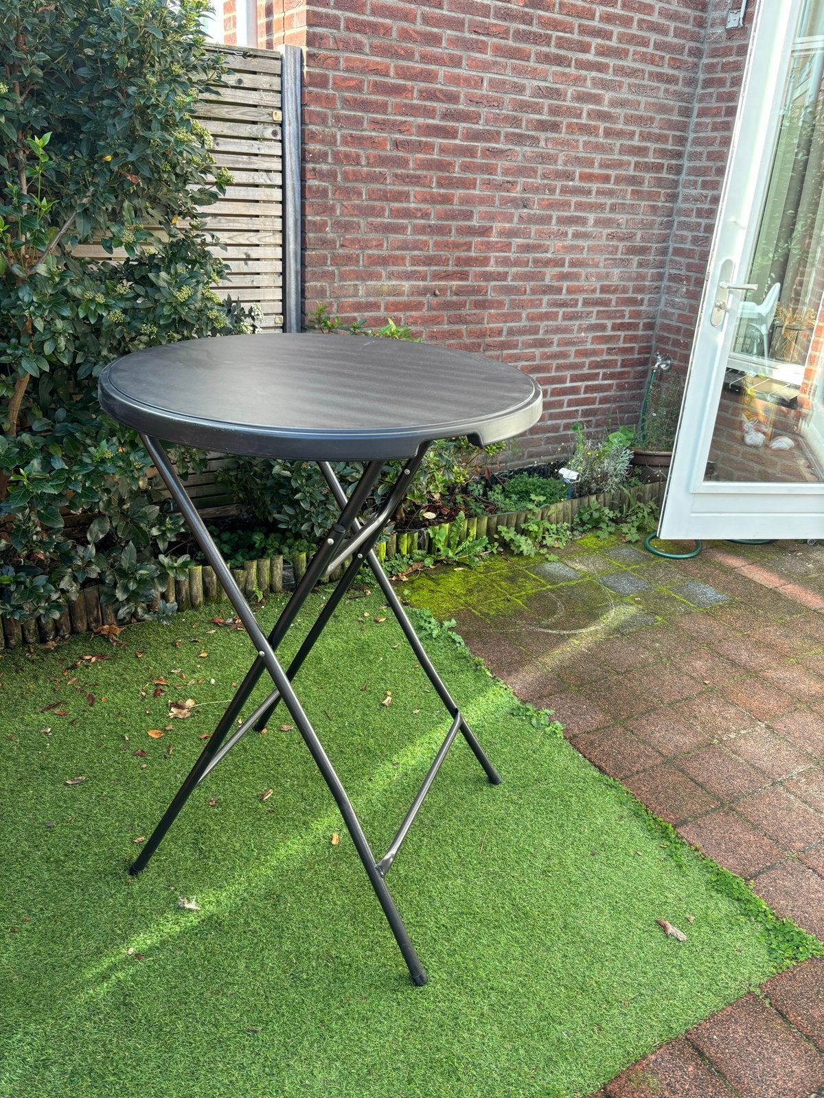 Nieuwe Hands-on statafel 110 cm antraciet (inklapbaar), Huis en Inrichting, Ophalen, Nieuw