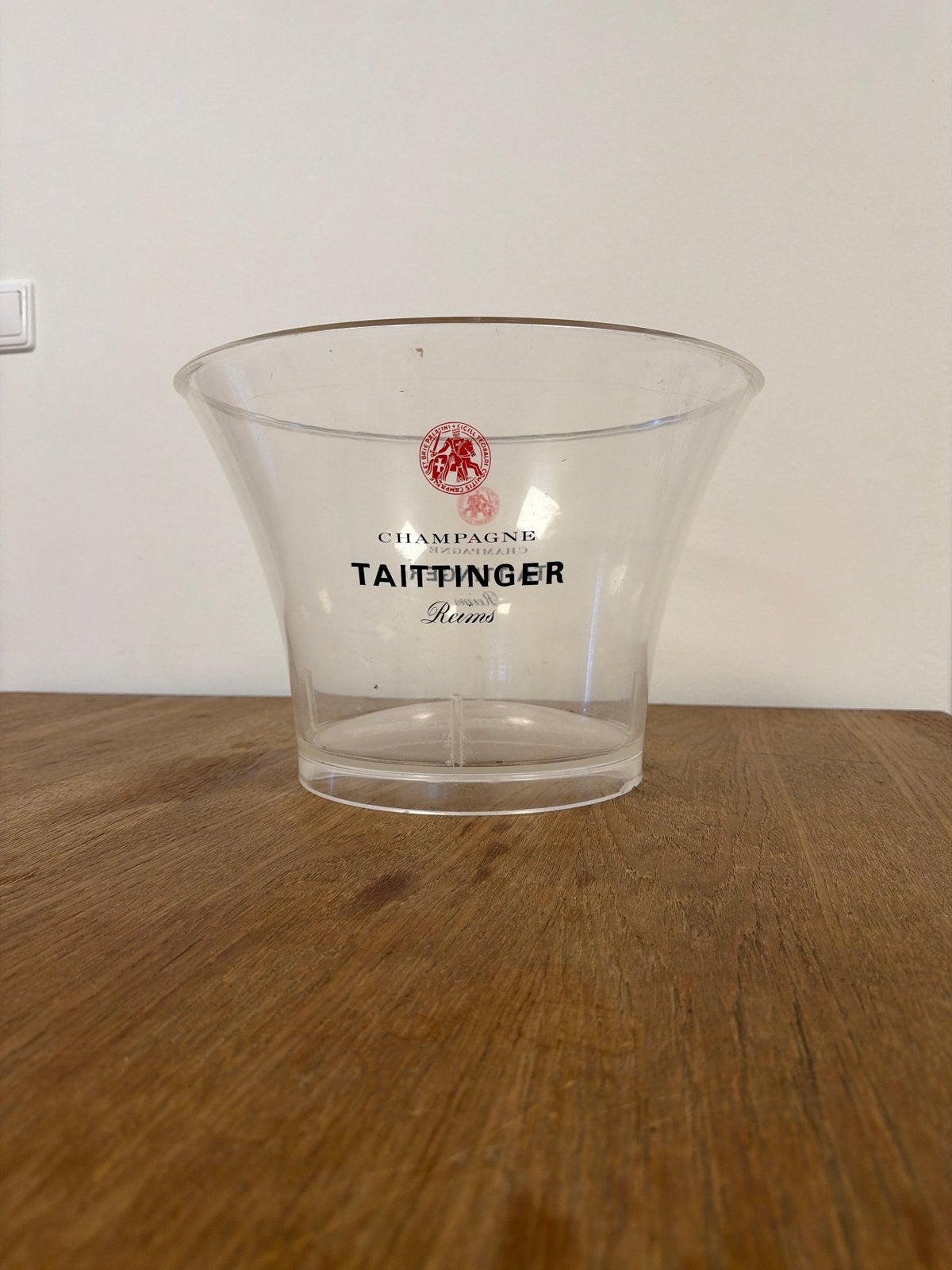Originele Taittinger champagne koeler - 36x25 cm, Ophalen of Verzenden, Gebruikt