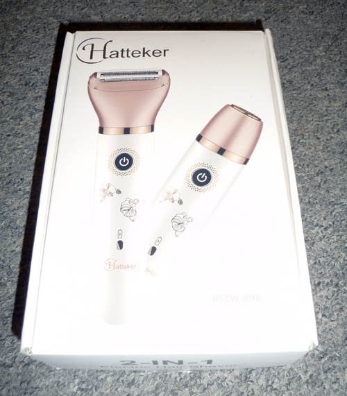 Hatteker ladyshave 2-in-1 electric hair shaver, Ophalen of Verzenden, Nieuw