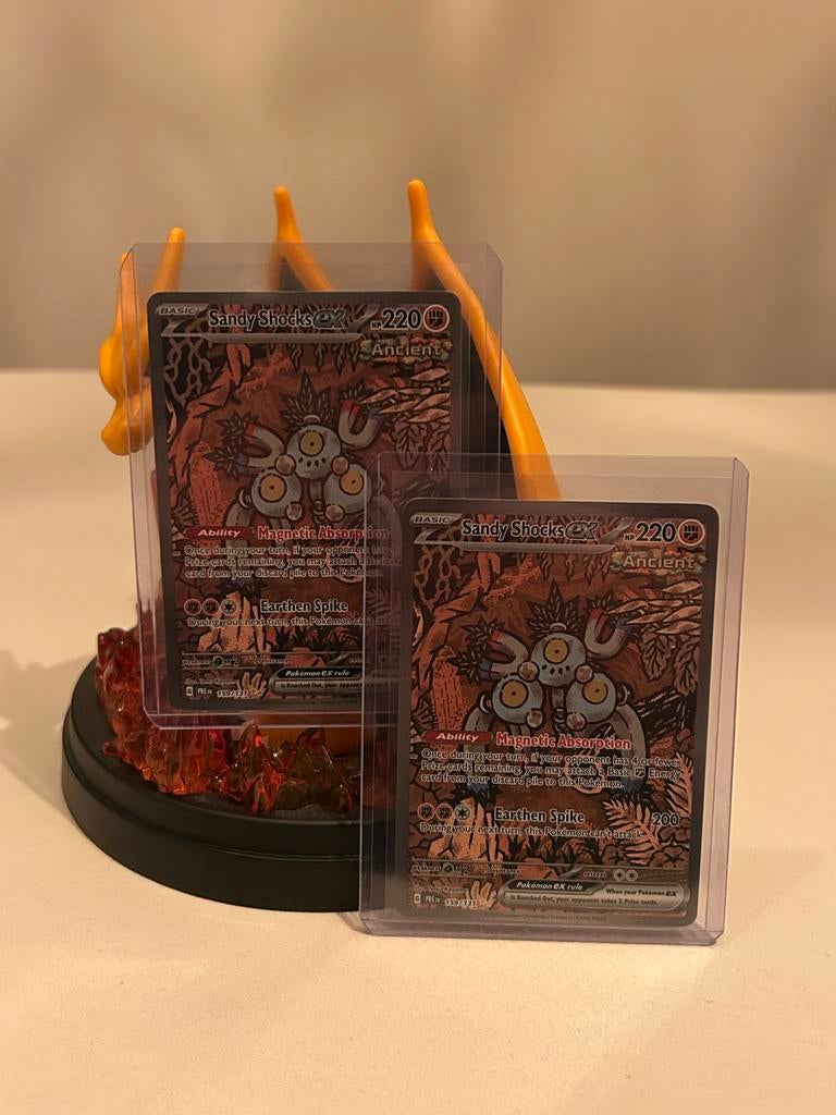 1x Sandy Shocks ex ( PRE - 159 ) prismatic evolutions, Ophalen of Verzenden, Zo goed als nieuw, Meerdere kaarten