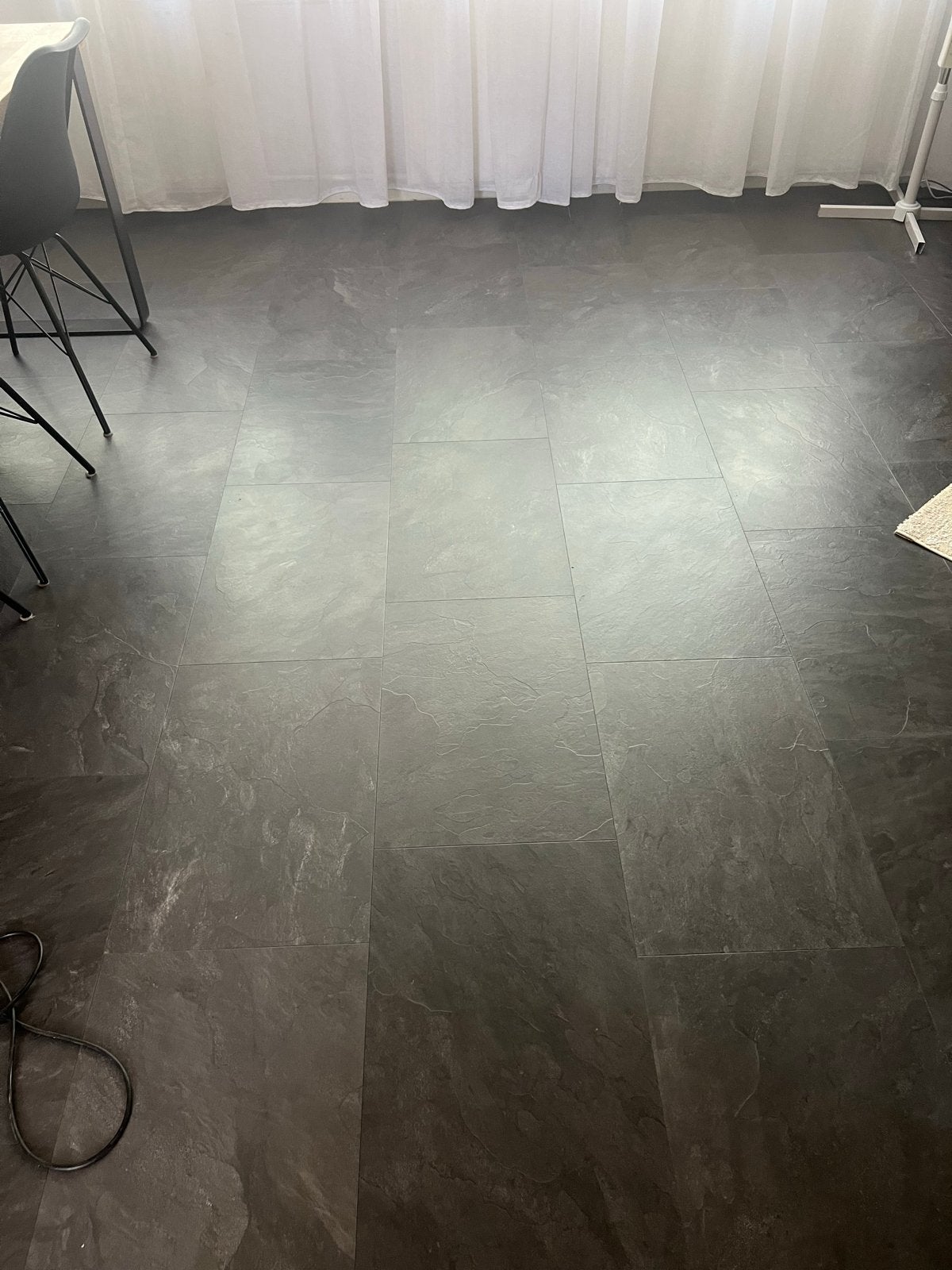 Tegel laminaat antraciet - ca. 70 m2 vanaf 25 juli, Doe-het-zelf en Verbouw, Vloerdelen en Plavuizen, Ophalen, Kunststof, Gebruikt