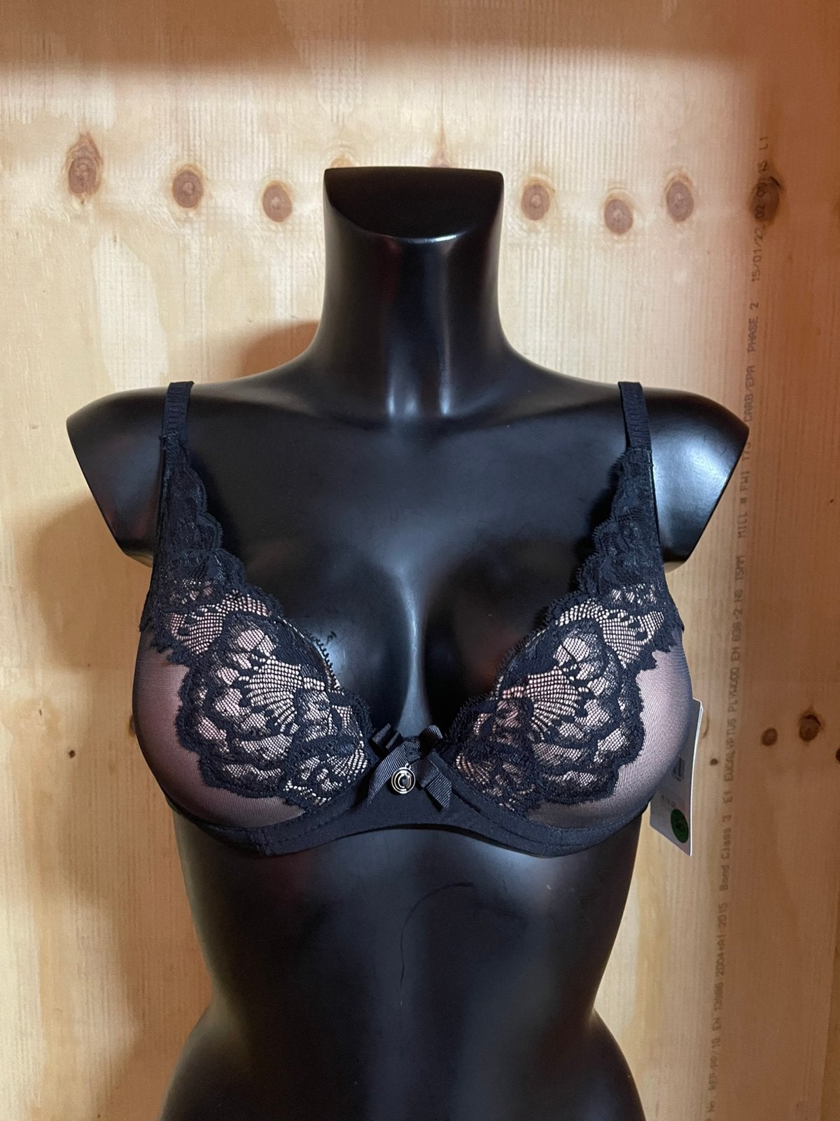 Chantelle bh 70d model 6762, Verzenden, Zwart, BH