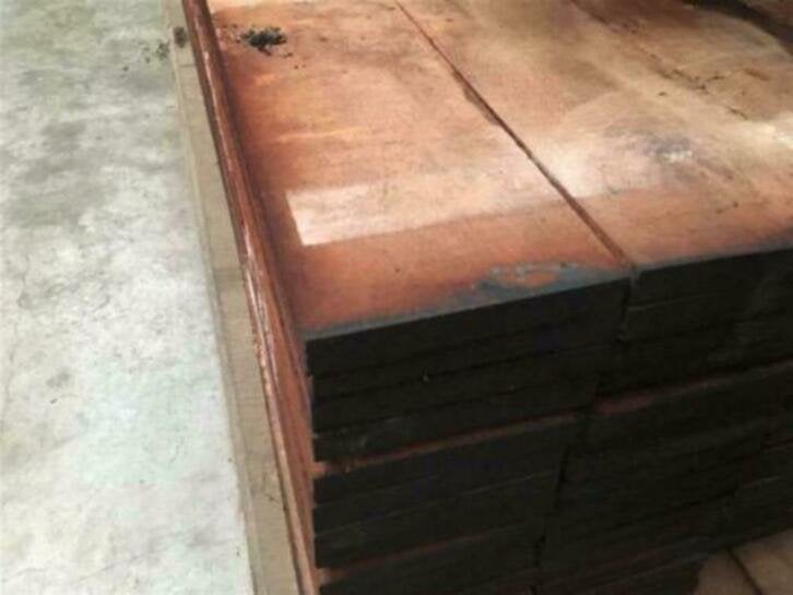 hardhouten gording ligger 5x10 5x15 hardhout balk, Tuin en Terras, Palen, Balken en Planken, Ophalen, Nieuw, Hardhout