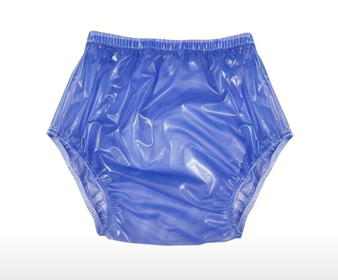 Blauw plastic broekje, Verzenden, Blauw, Overige typen