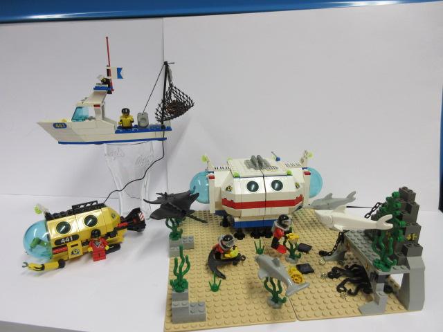 6441 Vintage set, Diepzee rifreservaat + boot, Town, Divers, Ophalen of Verzenden, Zo goed als nieuw, Complete set, Lego