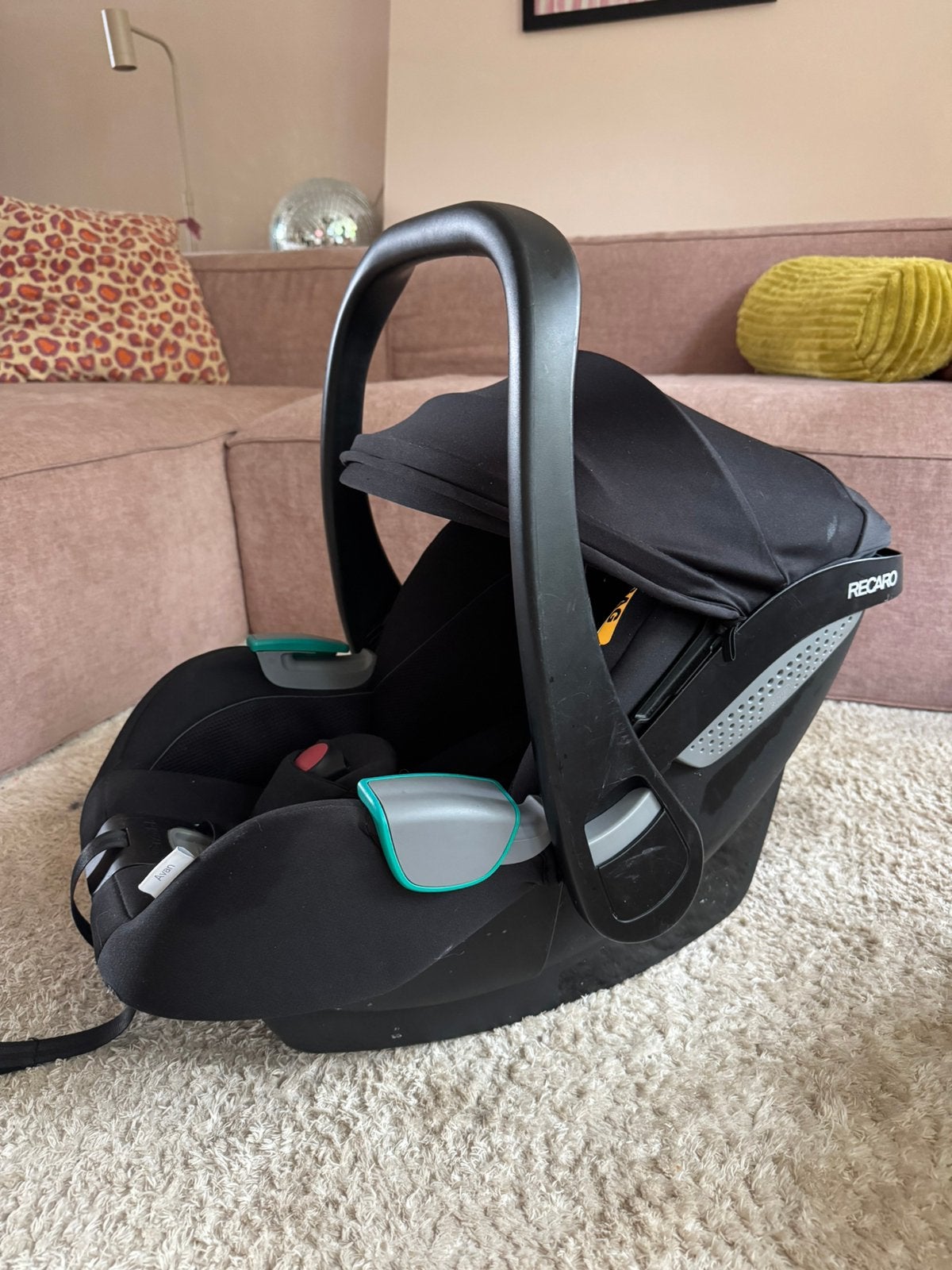 Recaro Maxicosi, Ophalen, Autogordel, Zo goed als nieuw, 0 t/m 13 kg