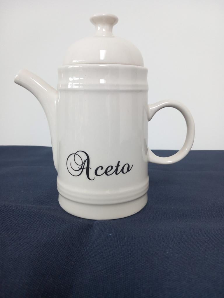 Riviera Maison Aceto Azijnkan 16 cm hoog, Overige typen, Ophalen of Verzenden, Zo goed als nieuw, Steen/keramiek